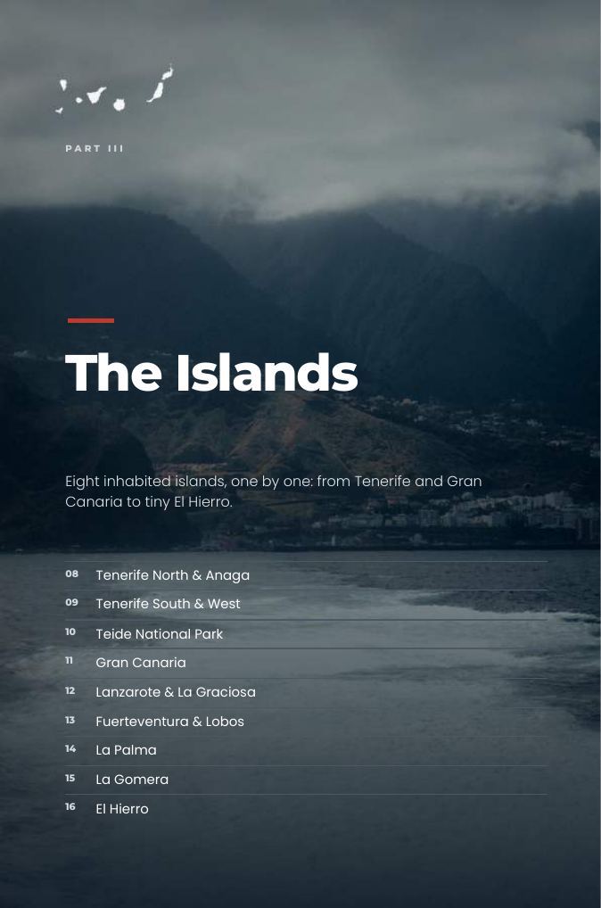A page from Canary Islands