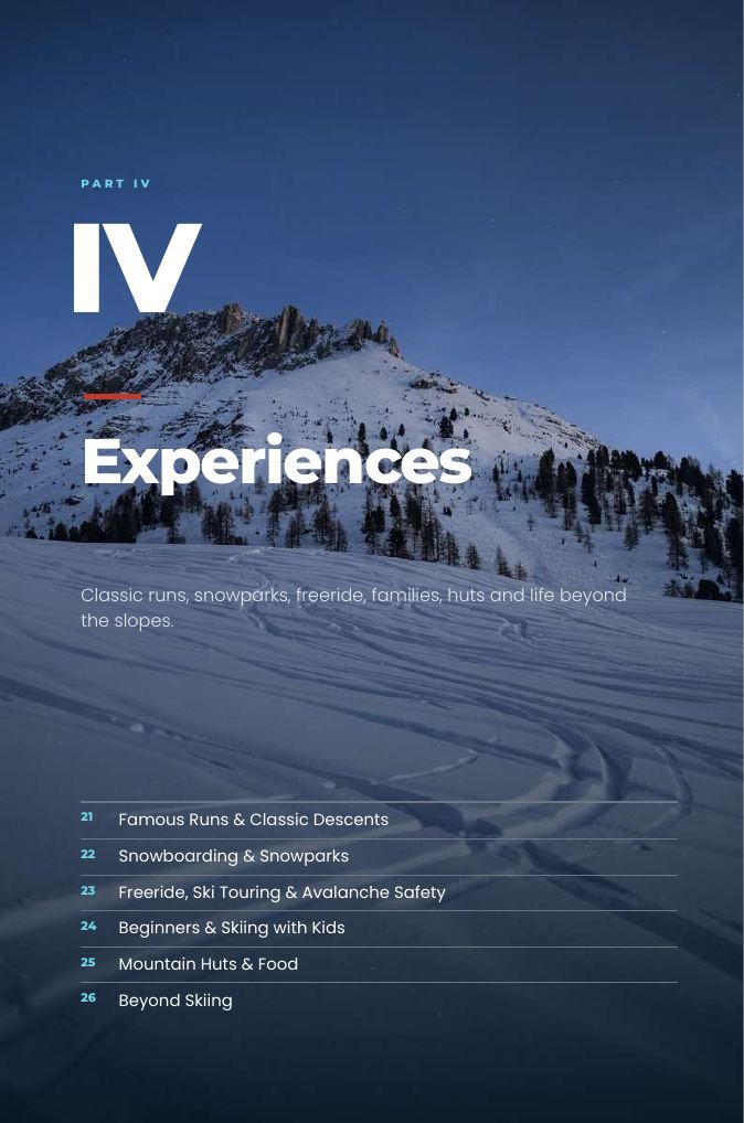 A page from Dolomites Winter