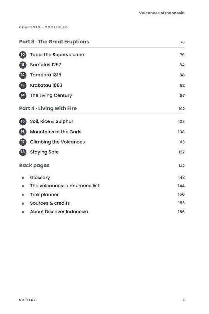 Preview page 4 of Volcanoes of Indonesia